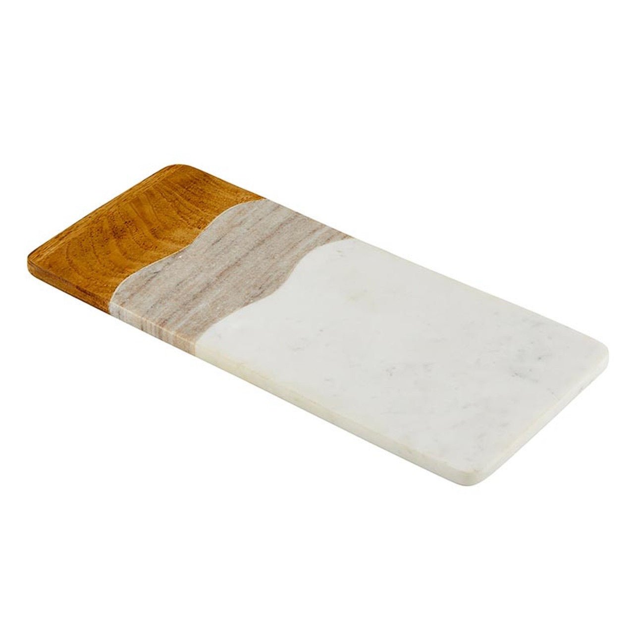 Face to Face Serving Board - Marble + Wood - Deborah Elizabeth
