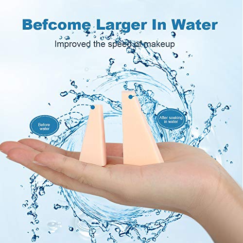 48 Pieces Makeup Sponge Blender For Face Curve Blending, Teenitor Latex Free, Small Wedge Shaped Smooth Apply Beauty Sponge Applicator For Liquid Cream Foundation Halloween Costume Festival Makeup - Deborah Elizabeth Beauty